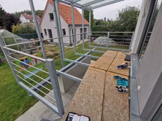 Výběr klienta na terasu byl jasný, Fundermax dekor dřeva ....a....tady máme výsledek 🌞🙂 #kompaktnídesky #architektura...